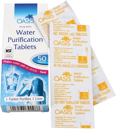 Picture of OASIS WATER PURIFICATION TABLETS