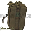 SMALL UTILITY POUCH VERTICAL MOLLE BLACK OLIVE DRAB
