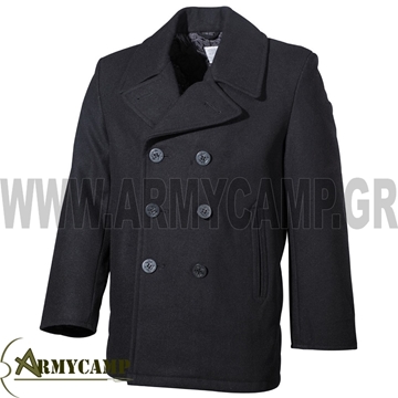 ΕΠΕΝΔΥΤΗΣ ΝΑΥΤΗ ΜΑΛΛΙΝΟΣ(ΠΑΛΤΟ) BLACK