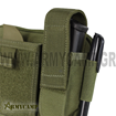 191086 CONDOR OUTDOOR ANNEX ADMIN MOLLE POUCH Elastic Loops for Pens Clear Vynil Compartmet for ID Holds 1 Pistol Mag Hook panal on the front 5.5"H x 7"W 500Denier Nylon Fabric O.D or Black Color