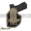 VKK8 VEGA HOLSTERS ΠΟΛΥΜΕΡΙΚΗ ΠΙΣΤΟΛΟΘΗΚΗ MOLLE VKK VEGA ΠΑΘΗΤΙΚΗΣ ΑΔΡΑΝΕΙΑΣ ΜΕ ΛΑΣΤΙΧΟ ΣΥΓΚΡΑΤΗΣΗΣ GLOCK 17 USP COMPACT 1911 ΠΟΛΥΜΕΡΙΚΗ ΠΙΣΤΟΛΟΘΗΚΗ MOLLE BY VEGA MADE IN ITALY ΕΞΥΠΝΗ ΛΥΣΗ ΓΙΑ ΑΝΑΡΤHΣΗ ΠΙΣΤΟΛΟΘΗΚΗΣ ΣΕ ΓΙΛΕΚΟ MOLLE Ή ΖΩΝΗ ΜΑΧΗΣ MOLLE ΧΩΡΙΣ ΝΑ ΠΛΗΡΩΣΕΤΕ ΕΠΙΠΛΕΟΝ ΠΛΑΤΦΟΡΜΑ ΣΕ ΜΑΥΡΟ ΧΡΩΜΑ & ΣΕ COYOTE TAN ΓΙΑ ΠΙΣΤΟΛΙΑ GLOCK 17/19(COYOTE) Ή COLT 1911(ΜΑΥΡΟ) Ή USP COMPACT(ΜΑΥΡΟ) ΓΙΑ ΔΕΞΙΟΧΕΙΡΕΣ ΡΥΘΜΙΣΗ ΜΕ ALLEN ΓΙΑ ΤΟ ΠΟΣΟ ΣΦΙΧΤΑ ΘΕΛΕΤΕ ΝΑ ΑΓΚΑΛΙΑΖΕΙ ΤΟ ΟΠΛΟ VKK8 MOLLE VEGA HOLSTER MADE OF POLYMER FABRIC TRIGGER GUARD MOLDED SHAPE FOR RETENTION AND RETENTION SCREW ON THE BARELL.  TRIPLE LINED PLATFORM (polymer, nylon and alveolar cloth) FOR MOLLE TACTICAL PLATFORM ,VEST OR BELT  MADE IN ITALY SMART SOLUTION FOR HOSTLER SUSPENSION FOR MOLLE VEST OR MOLLE BATTLE BELT WITHOUT HAVING TO PAY ADDITIONAL MONEY FOR PLATFORM FITS GUNS GLOCK 17/19 (COYOTE) OR COLT 1911 (BLACK) OR USP COMPACT (BLACK) FOR LEFT OR RIGHTHANDED SET WITH ALLEN TO ADJUST THE AMOUNT YOU WANT YOUR WEAPON TO BE TIGHTENED DIRECT-RAPID DRAWING WITHOUT SAFETY EXTRA RUBBER TO RETAIN THE HANDLE FOR OPERATIONAL CONDITIONS 2 MOLLE STRAPS ON THE BACK POSSIBILITY OF SUSPENSION AND BELT OF THE POLICE OR THE A / T
