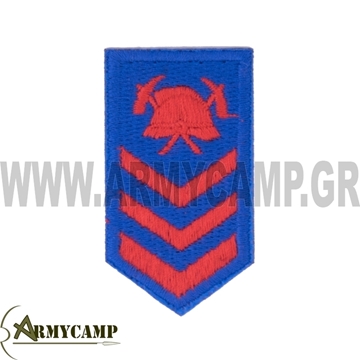 ΔΙΑΚΡΙΤΙΚΑ ΠΥΡ/ΚΗΣ ΠΕΤΟΥ ΥΠΑΞΙΩΜΑΤΙΚΩΝ ΔΙΑΚΡΙΤΙΚΑ ΠΥΡ/ΚΗΣ ΠΕΤΟΥ ΥΠΑΞΙΩΜΑΤΙΚΩΝ ΠΥΡΟΣΒΕΣΤΗ φλογα υπαρχιπυροσβεστη αρχιπυροσβεστη πυροσβεστη εθελοντη εποχικου Subdued rank Insignia of Hellenic Fire Services Senior firefighter