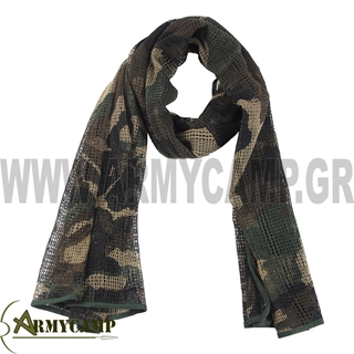 Picture of scarf, BW camo, 190 x 90 cm- WOODLAND