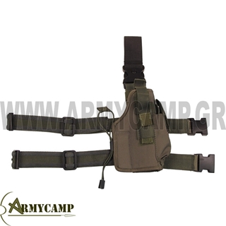 Picture of tactical holster, "NATO", non-slip- olive