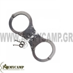 STAINLESS STEEL CHAINS HANDCUFFS DOUBLE LOCK NEW SEASON INDUSRTIES HINGED