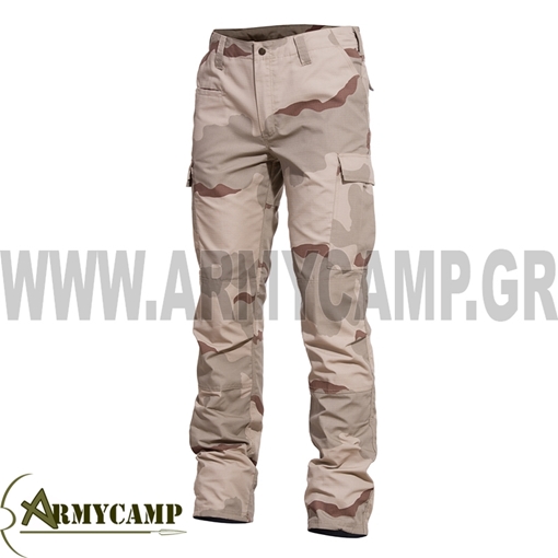 Picture of BDU 2.0 RIP-STOP PANTS BY PENTAGON- THREE-COLOURED DESERT