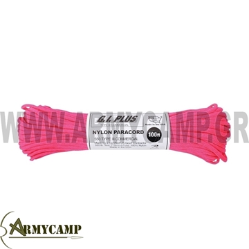 ΑΡΤΑΝΗ ΑΛΕΞΙΠΤΩΤΟΥ ΣΥΣΚΕΥΑΣΙΑ 100FT NYLON ΦΟΥΞΙΑ neon-pink-nylon-paracord-100ft