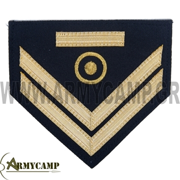 ΓΑΛΟΝΙΑ ΕΠ.ΟΠ ΚΕΛΕΥΣΤΗ ΧΡΥΣΑ  ΧΕΙΜΕΡΙΝΑ ΚΑΛΟΚΑΙΡΙΝΑ ΛΕΥΚΑ ΜΑΥΡΑ ΧΡΑΤΣ ΓΑΛΟΝΙΑ ΕΠ.ΟΠ ΚΕΛΕΥΣΤΗ ΧΡΥΣΑ ΧΕΙΜΕΡΙΝΑ ΚΑΛΟΚΑΙΡΙΝΑ ΛΕΥΚΑ ΜΑΥΡΑ ΧΡΑΤΣ ΗΝ/ΡΕ ΘΑΛΑΜΗΠΟΛΟΥ ΕΠΙΘΕΩΡΗΣΕΩΣΣ ΣΤΟΛΗ ΚΕΛΕΜΠΙΑ Non commissioned petty officer rank insignia of Hellenic Navy