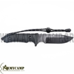 HX OUTDOORS D-171 “Pathfinder” Survival Fixed Blade Το απόλυτο εργαλείο επιβίωσης, ειδικά σχεδιασμένο για τους πιο απαιτητικούς περιβάλλοντες. Λεπίδα D2 υψηλής αντοχής, με επιφανειακή επεξεργασία titanium — σκληρότητα έως 60 HRC για αντοχή στη φθορά και εξαιρετικό κράτημα ακμής. Εργονομική, αντιολισθητική λαβή από καουτσούκ, για ασφαλές και άνετο κράτημα κάθε στιγμή. Slim design με λεπτή λεπίδα 0,5 mm για ακριβείας, ελαφρύ και εύκαμπτο, ενώ τα 98 mm τη καθιστούν ιδανική για ποικίλες εργασίες. Ασφαλής θήκη Kydex με κορδόνι στερέωσης, για χρήση στο μήκος του μηρού και σταθερότητα στην κίνηση. Ελαφρύ και συμπαγές συνολικό μήκος 247 mm, ιδανικό για πεζοπορία, camping, bushcraft και επιβίωση. Ιδανική επιλογή για... αυτούς που χρειάζονται αξιόπιστο, ανθεκτικό και υψηλών προδιαγραφών μαχαίρι επιβίωσης — στον εξωτερικό χώρο ή σε κάθε πρόκληση.