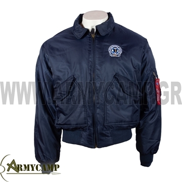 FLIGHT TZAKET ΣΩΦΡΟΝΙΣΤΙΚΗΣ ΥΠΗΡΕΣΙΑΣ ΥΠΟΥΡΓΕΙΟ ΠΡΟΣΤΑΣΙΑΣ ΤΟΥ ΠΟΛΙΤΗ ΚΕΝΤΗΜΕΝΟ  ΣΤΗΘΟΣ, ΠΛΑΤΗ ΚΑΙ  ΜΑΝΙΚΙΑ ΜΕ ΓΙΑΚΑ ΜΕ ΔΥΟ ΕΞΩΤΕΡΙΚΕΣ ΤΣΕΠΕΣ ΜΙΑ ΕΣΩΤΕΡΙΚΗ ΤΣΕΠΗ ME  ΕΠΩΜΙΔΕΣ ΓΙΑ ΓΑΛΟΝΙΑ ΑΝ ΘΕΛΕΤΕ ΝΑ ΤΙς ΡΑΨΟΥΜΕ FLIGHT JACKET PRISON'S INTERNAL  GUARDS  HELLENIC POLICE