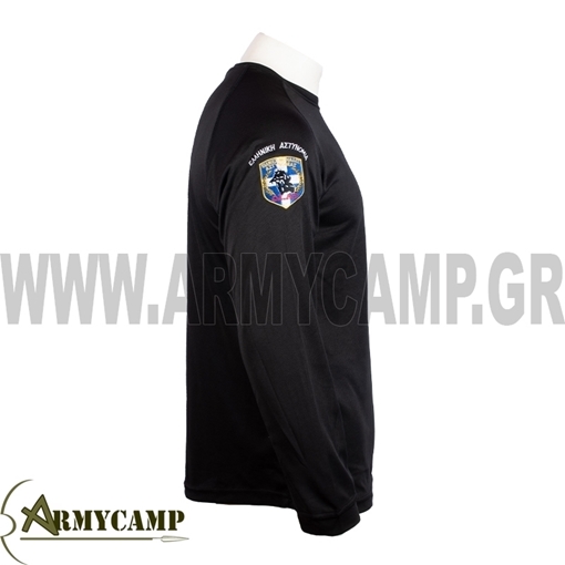 ΑΘΛΗΤΙΚΟ ΜΠΛΟΥΖΑΚΙ ΜΑΡΥΜΑΝΙΚΟ ΔΙ.ΑΣ ΓΙΑ ΓΡΗΓΟΡΟ ΣΤΕΓΝΩΜΑ ΜΕ ΛΑΙΜΟΚΟΨΗ ΚΑΤΑΣΚΕΥΑΣΜΕΝΟ ΑΠΟ ΤΕΧΝΙΚΟ ΥΦΑΣΜΑ BIRD-EYE ΠΟΥ ΕΙΝΑΙ ΕΛΑΣΤΙΚΟ ΓΙΑ ΑΝΕΣΗ ΚΙΝΗΣΕΩΝ ΚΕΝΤΗΜΕΝΑ ΜΑΝΙΚΙΑ ΕΓΧΡΩΜΟ ΔΙ.ΑΣ ΔΕΞΙΑ  ΚΑΙ  ΕΓΧΡΩΜΟ ΕΛ.ΑΣ ΑΡΙΣΤΕΡΑ ΣΧΕΔΙΑΣΜΕΝΟ ΝΑ ΦΟΡΙΕΤΑΙ ΜΕ ΓΙΛΕΚΟ ΜΑΧΗΣ ΕΛΑΣΤΙΚΕΣ ΜΑΝΣΕΤΕΣ   ΕΠΙΠΕΔΕΣ ΡΑΦΕΣ ΣΕ ΜΑΣΧΑΛΕΣ ΚΑΙ ΩΜΟΥΣ ΓΙΑ ΜΕΙΩΜΕΝΗ ΤΡΙΒΗ  ΠΟΛΥΣΤΕΡΑΣ 100% ΠΥΚΝΟΤΗΤΑ 145 g/m2 Long Sleeve Quick dry crewneck DI.AS T-Shirt. Ideal for outdoor activities. Long Sleeve Quick dry Crewneck Sports T-Shirt Made of Bird-Eye breathable technical fabric, that promotes sweat wicking and quick-drying, ensuring optimal comfort Split raglan embroidered DI.AS sleeves for enhanced comfort and unrestricted movement, lasticated cuffs for comfortably fitting Flat seams on armholes and sleeves for reduced friction and enhanced comfort Polyester 100% Density 145 g/m2