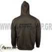 ΦΟΥΤΕΡ ΚΟΥΚΟΥΛΑ ΠΟΛΕΜΙΚΗΣ ΑΕΡΟΠΟΡΙΑΣ ΦΟΥΤΕΡ ΚΟΥΚΟΥΛΑ ΠΟΛΕΜΙΚΗΣ ΑΕΡΟΠΟΡΙΑΣ ΔΥΟ ΕΞΩΤΕΡΙΚΕΣ ΤΣΕΠΕΣ ΚΕΝΤΗΜΑ ΣΤΟ ΣΤΗΘΟΣ ,ΠΛΑΤΗ ΠΟΥΛΑΔΑ ΒΑΤΡΑΧΑΝΘΡΩΠΩΝ ΚΑΙ ΣΤΟ ΜΑΝΙΚΙ ΣΗΜΑΙΑ  ΣΥΝΘΕΣΗ 50% ΒΑΜΒΑΚΙ - 50% ΠΟΛΥΕΣΤΕΡ HOODED SWEATSHIRT HELLENIC AIR FORCE TWO EXTERNAL POCKETS EMBROIDERY LOW  VISIBILITY PATCHES 50% COTTON / 50% POLYESTER COLLAR & CUFFS & BOTTOM HEM IN 1x1 RIB WITH ELSASTANE OLIVE COLOR