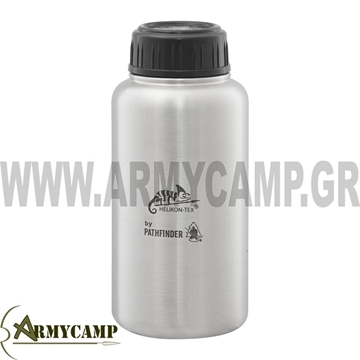 pathfinder-μπουκάλι-ΑΤΣΑΛΙ -ΜΠΟΥΚΑΛΙ-ΝΕΡΟΥ-ΣΤΡΟΓΓΥΛΟ-ΕΛΑΦΡΙΟ-ΕΥΚΟΛΟ ΚΑΘΑΡΙΣΜΑ-ΑΝΘΕΚΤΙΚΟ ΣΤΗ ΔΙΑΒΡΩΣΗ ΚΑΙ ΤΙΣ ΚΑΙΡΙΚΕΣ ΣΥΝΘΗΚΕΣ ΚΑΤΑΣΚΕΥΑΣΜΕΝΟ ΑΠΟ ΑΝΟΞΙΔΩΤΟ ΑΤΣΑΛΙ 304 pathfinder-bottle-STEEL -WATER-BOTTLE-ROUND-LIGHTWEIGHT-EASY TO CLEAN-RESISTANT TO CORROSION AND WEATHER MADE OF 304 STAINLESS STEEL The Pathfinder Bottle 0.95 l is designed for use in demanding bushcraft and survival conditions. Its wide mouth allows for drawing water from exceptionally shallow ponds and streams, and a silicone seal prevents it from leaking during transport in a backpack, even under intense shaking. The bottle's capacity matches the standard volume of liquid that can be purified by a water purification tablet, allowing for quick preparation for consumption after initial mechanical filtration. The Pathfinder bottle can also be purchased as part of a set with a compatible stainless steel cup, which enables convenient water boiling on a field stove. Pathfinder products are designed by Dave Canterbury. His years of experience as a survival expert and trainer at the Pathfinder School in Ohio, USA, have resulted in a wide range of products aimed at the most demanding users.