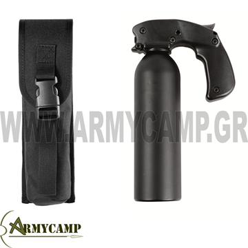 H DASTA 797/MS είναι μια θήκη ζώνης/MOLLE, σχεδιασμένη ειδικά για πυροσβεστήρες σπρέι (π.χ. Pyrocool 400 ml) ή μεγάλα σπρέι δακρυγόνων με όγκο έως 400 ml. Διαθέτει σύστημα στερέωσης με δυο ιμάντες MOLLE, επιτρέποντας την προσάρτηση σε τακτικά γιλέκα, ζώνες ή σακίδια. Fire extingusher molle pouch Dimensions 29 x 8 x 8 cm. Fire extingusher molle pouch The DASTA 797/MS is a tactical side holster designed primarily for carrying defensive sprays, such as the Pyrocool 400ml or bear defense canisters like the CR Grizzly 400ml Dimensions 29 x 8 x 8 cm.