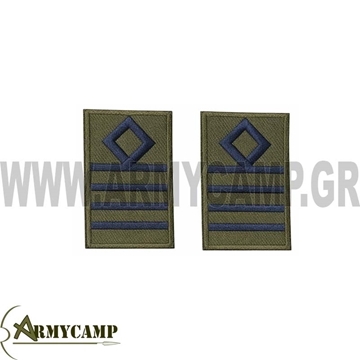 ΕΠΩΜΙΑ ΑΝΩΤΕΡΩΝ ΑΞΙΩΜΑΤΙΚΩΝ ΓΙΑ ΦΟΡΜΑ ΠΙΛΟΤΟΥ ΠΟΛΕΜΙΚΗΣ ΑΕΡΟΠΟΡΙΑΣ ΣΜΗΝΑΡΧΟΥ ,ΑΝΤΙΣΜΗΝΑΡΧΟΥ ,ΕΠΙΣΜΗΝΑΓΟΥ ΡΑΦΤΑ Ή ΜΕ ΡΑΜΜΕΝΟ VELCRO Coverall rank Insignia senior officer's Colonel, Lieutenant Colonel ,Second Lieutenant ,Captain H.A.F Embroidered Hook N Loop back