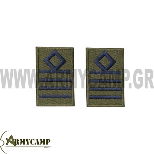 ΕΠΩΜΙΑ ΑΝΩΤΕΡΩΝ ΑΞΙΩΜΑΤΙΚΩΝ ΓΙΑ ΦΟΡΜΑ ΠΙΛΟΤΟΥ ΠΟΛΕΜΙΚΗΣ ΑΕΡΟΠΟΡΙΑΣ ΣΜΗΝΑΡΧΟΥ ,ΑΝΤΙΣΜΗΝΑΡΧΟΥ ,ΕΠΙΣΜΗΝΑΓΟΥ ΡΑΦΤΑ Ή ΜΕ ΡΑΜΜΕΝΟ VELCRO Coverall rank Insignia senior officer's Colonel, Lieutenant Colonel ,Second Lieutenant ,Captain H.A.F Embroidered Hook N Loop back