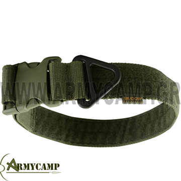 K9 ID Service Collar Specs :  High tensile strength heavy duty nylon webbing. YKK nylon buckles for low sound closures. Certified metal buckles. High tensile strength composite nylon thread (stronger than ordinary industry standard nylon thread).