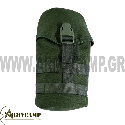 θήκη Shadow Strategic CANTEEN POUCH έχει μέγεθος για ένα τυπικό μπουκάλι νερού  θηκη-για-παγουρι-στρατου-molle-xaki SHE-954 The Shadow Strategic CANTEEN POUCH molle olive color . is sized for a standard water military  bottle 1 liter capacity with quick release nylon buckles. MOLLE compatible attachment system / Modular loops to attach pouches, wallets, anything you need, Grommet hole for drainage. SHE-954