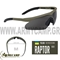 Τα Swisseye Raptor (M) Tactical Glasses είναι επιχειρησιακά προστατευτικά γυαλιά σχεδιασμένα για χρήση υψηλής αντοχής σε στρατιωτικές εφαρμογές, υπηρεσίες ασφαλείας, airsoft ,αθλητική σκοποβολή και υπαίθριες δραστηριότητες. Παρέχουν βαλλιστική προστασία στα μάτια με φακούς από άθραυστο πολυκαρβονικό υλικό και διαθέτουν ελαφρύ αλλά ανθεκτικό σκελετό για μικρό και μεσαίο μέγεθος κεφαλής.